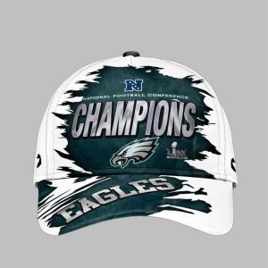 Eagles National Football Conference Champions Super Bowl LIX Hat 1