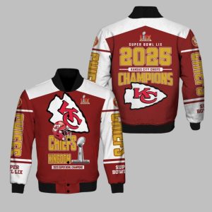 Chiefs Super Bowl LIX Champions Bomber Jacket 0 0