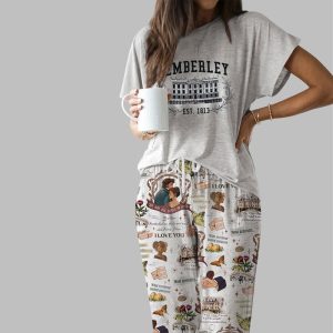 Pride And Prejudice Pemberley Casual Pajama Set For Women 1