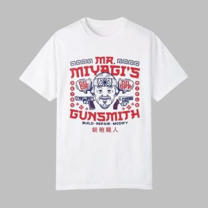 Retro Rifle Mr Miyagi Gunsmith Build Repair Modify Shirt 0 0