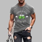 Men's Funny St. Patrick's Day Everybody In The Pub Gettin' Tipsy Shirt
