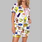 Peru Snacks Pajama Set For Women