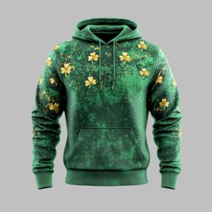 St. Patrick's Day Shamrock Art Print Hoodie