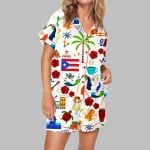 Puerto Rico Vacation Pajama Set For Women