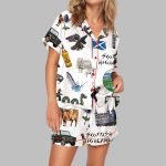 Scottish Highlands Travel Pajama Set For Women
