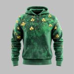 St. Patrick's Day Shamrock Art Print Hoodie