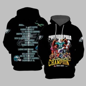 Eagles Super Bowl LIX Champions 2024-2025 Hoodie