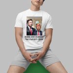 Trump Elon Musk Dumb And Dumbest The Stupidity Team Shirt