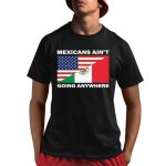 USA Flag X Mexicans Ain't Going Nowhere Shirt