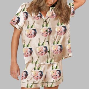 Champagne Disco Ball Pajama Set 0