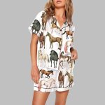 Watercolor Horse Ranch Western Pajama Set