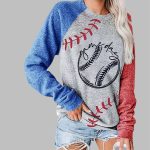 Women's Baseball Game Day Print Sweatshirt