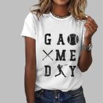Women's Baseball Gameday Baseball Lovers Casual Tee