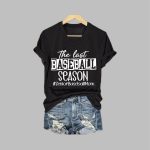 Women's Baseball Season Printed Short-Sleeved T-Shirt