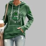 Women's Everybody In The Pub Getting Tipsy St. Patrick's Day Printed Hooded