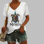 Women's The Gulf Of Mexico Print Casual T-Shirt