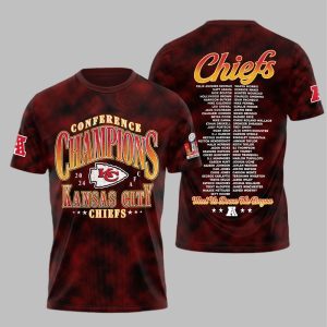 Chiefs Conference Champions 2024 AFC Meet Us Down The Bayou Shirt 1