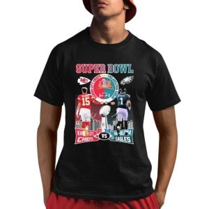 Jalen Hurts Eagles Philly Vs Patrick Mahomes Chiefs Super Bowl LIX 2025 Shirt 1 1
