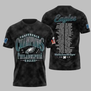 Eagles Conference Champions Super Bowl LIX Shirt 1