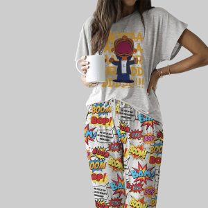 Hip-Hop Artist Casual Pajama Set For Women 1