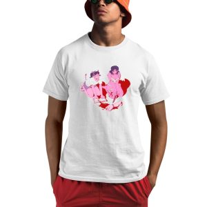 Valentines Cut And Sew Wide Body Shirt 0 1