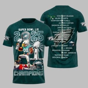 Eagles Super Bowl LIX 2025 Champions Shirt 1