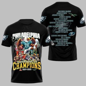 Eagles Super Bowl LIX Champions 2024 2025 Shirt 1