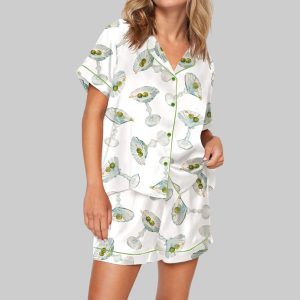 Seashell Martini Pajama Set For Women 1