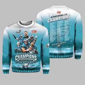 Eagles Super Bowl Champions 2025 Sweater 0 0