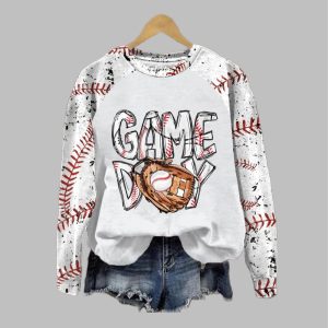 Womens Baseball Game Day Sweatshirt