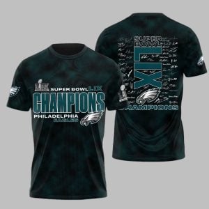 Eagles Super Bowl LIX Champions Eagles Signature Shirt 1