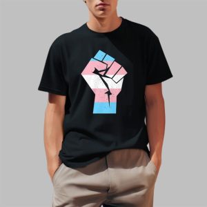 Jamie Lee Curtis LGBTQ Raised Fist Shirt 0 1