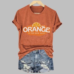 Orange Is The New Idiot Shirt 1 1