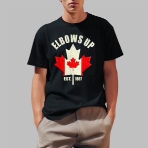 Proud Canadian Strong Elbows Up Canada Est 1867 Shirt 0 1