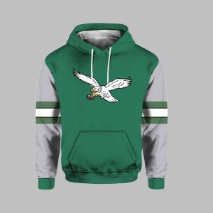 Eagles Kelly Green Super Bowl LIX Champions Hoodie 0