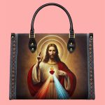 A Testament Of Grace And Compassion Leather Bag