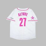 Astros Jose Altuve Throwback White And Pink Jersey Giveaway 2025