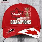 Canada 2025 4 Nations Face-Off Champions Baseball Hat