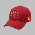 Canada EST 1867 The Grat White North Print Baseball Cap