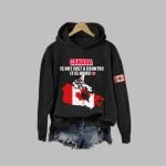 Canada It's Not Just A Country Canada Print Hoodie