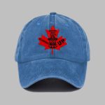 Canada Never 51 Elbow Up Print Baseball Cap