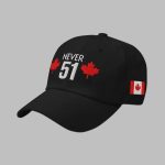 Canada Never 51 Print Hat
