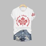 Canada The Maple Leaf Forever Print T-Shirt