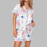 Coastal Aesthetic Pajama Set