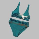 Coors & Cattle Two-Piece Bikini Set