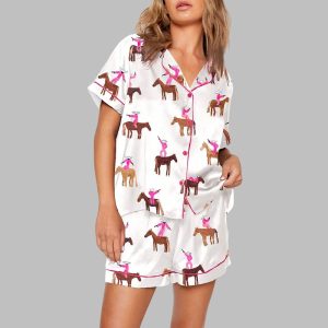 Gangstas Paradise Cowboys Horses Rodeo Pajama Set 0