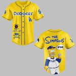 Dodgers The Simpsons 2025 Baseball Jersey
