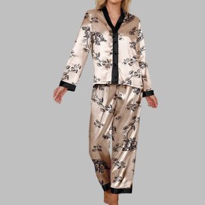 Floral Long Sleeve Pajama Set 1