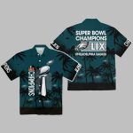 Eagles Super Bowl LIX Champions Hawaiian Shirt