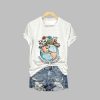 Earth Day Support Your Local Planet Print T Shirt 2
